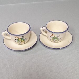 Floral Teacup and Saucer Set
